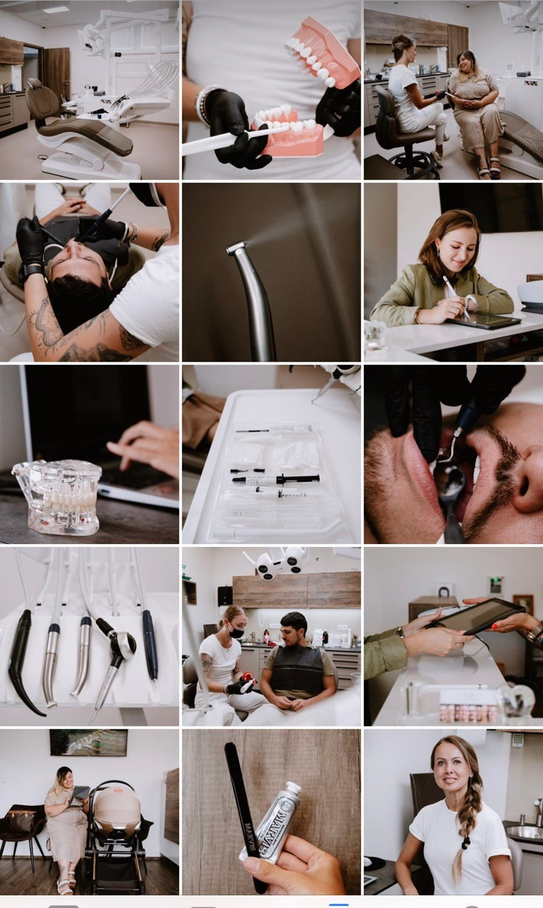 визуал прага фотограф видеограф стоматология стоматолог врач чехия контент стратегия