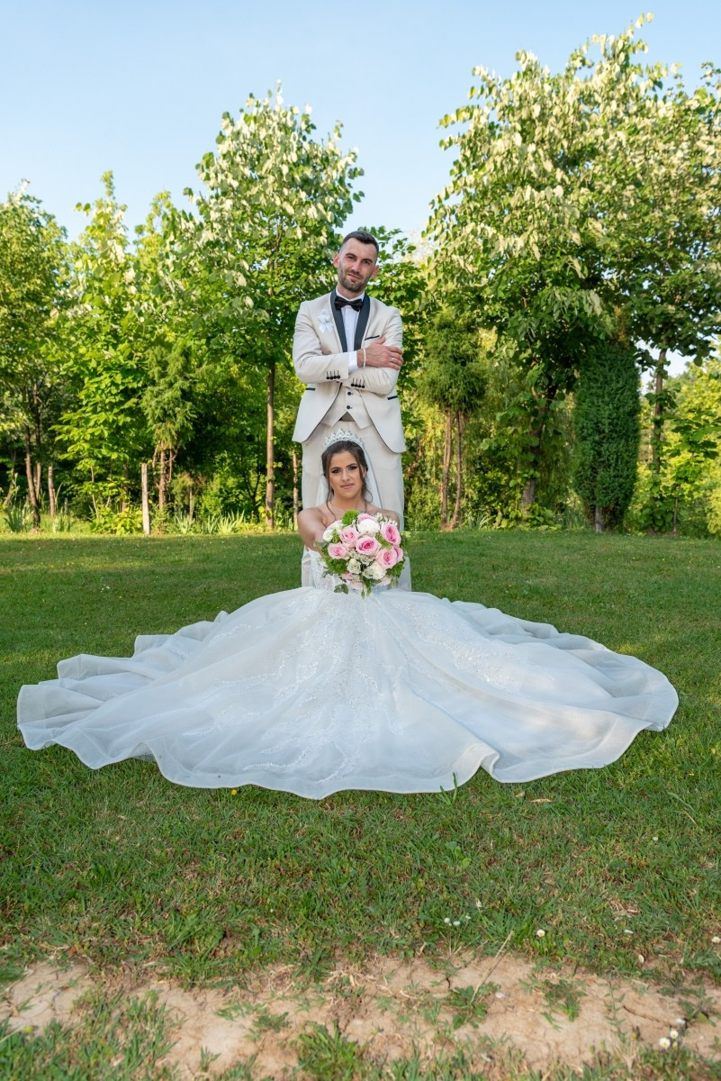 Mladenci u prirodi, fotografija vjenčanja Bijeljina