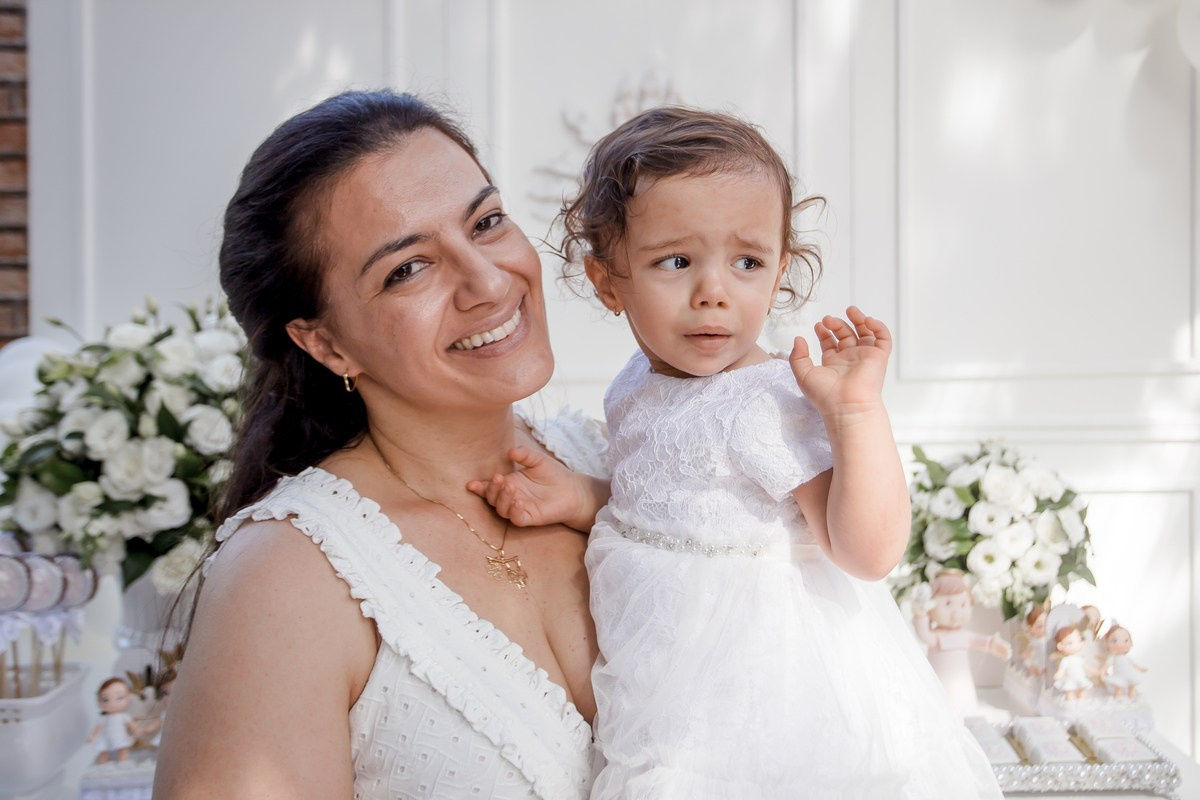 Batizado da Ana Clara e Maria Rita. Fotógrafa de Eventos em São Paulo e Sorocaba Kika Damasceno