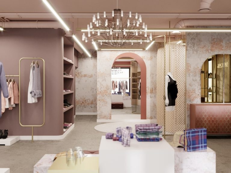 SPOT 2.55 / NUDE&NAKED. Дизайн интерьера и 3D-визуализация | AB Design Buro