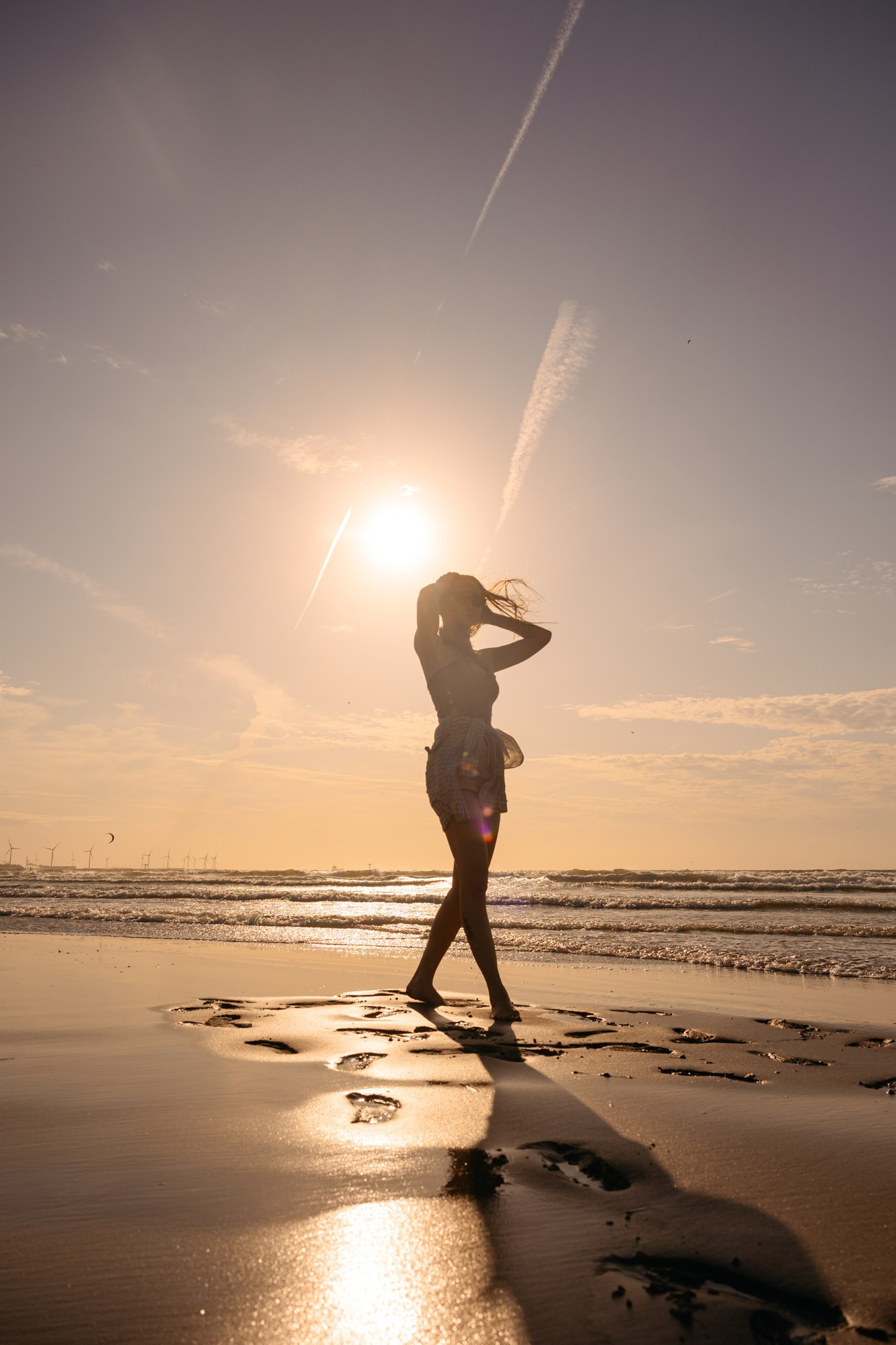 Beach Portrait Photoshoot in the Netherlands — Sunset Vibes. Romantic & Soulful Photography by Natalia Olhova in Rotterdam