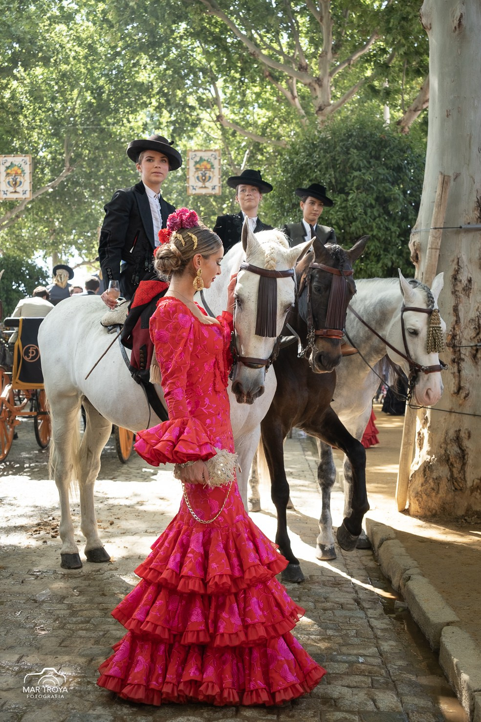 Feria de Sevilla 2025. Fotos con huella, fotografía de perros y mascotas en Sevilla