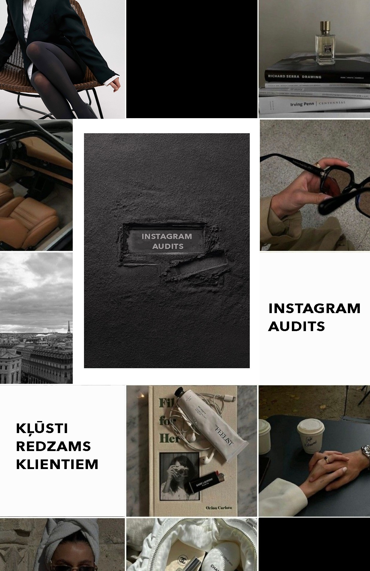 Instagram profila audits. Sieviešu fotogrāfe Nadja Kraukle