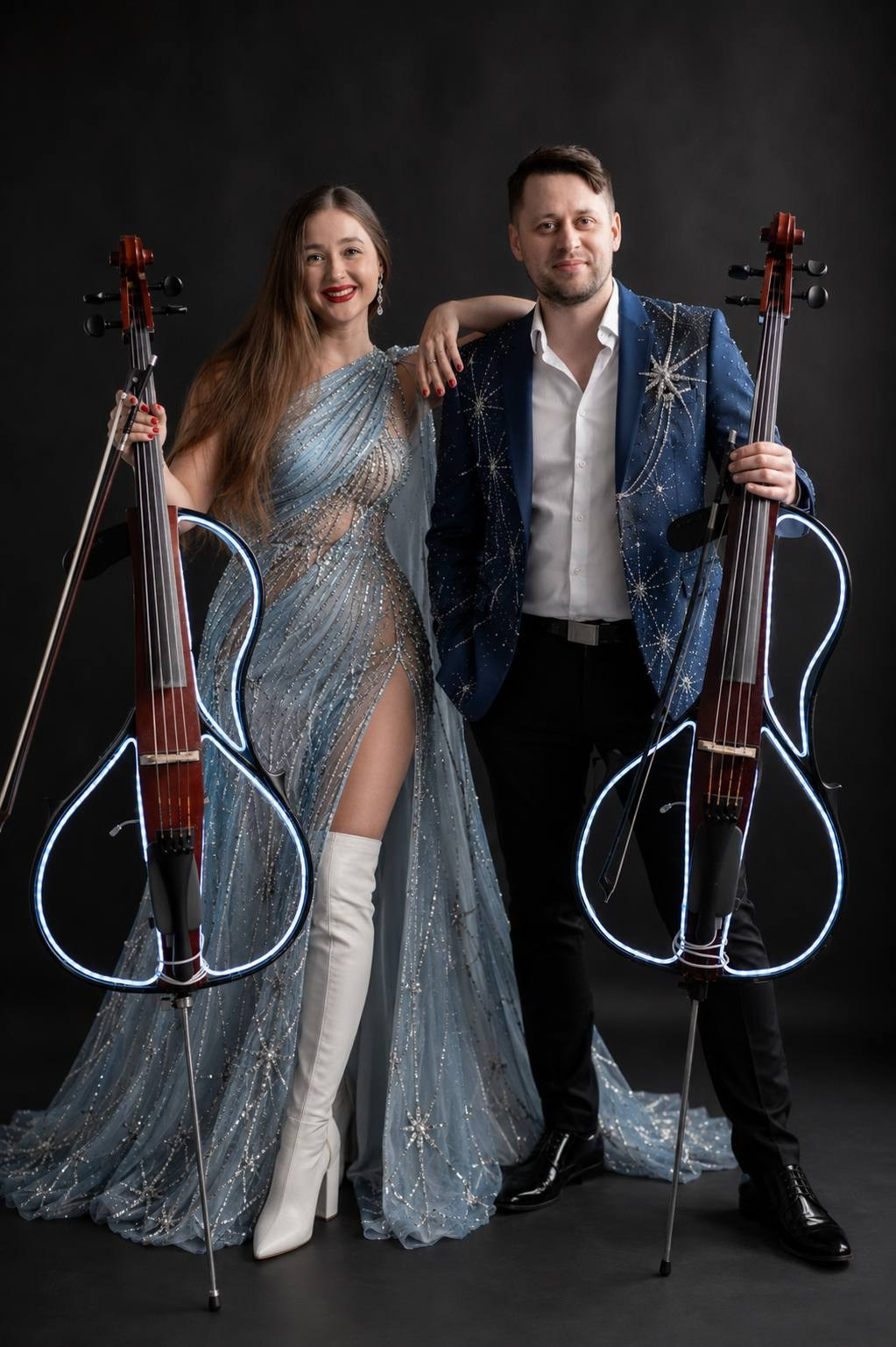 Acoustic & LED Cello Show GrandCelliDuo