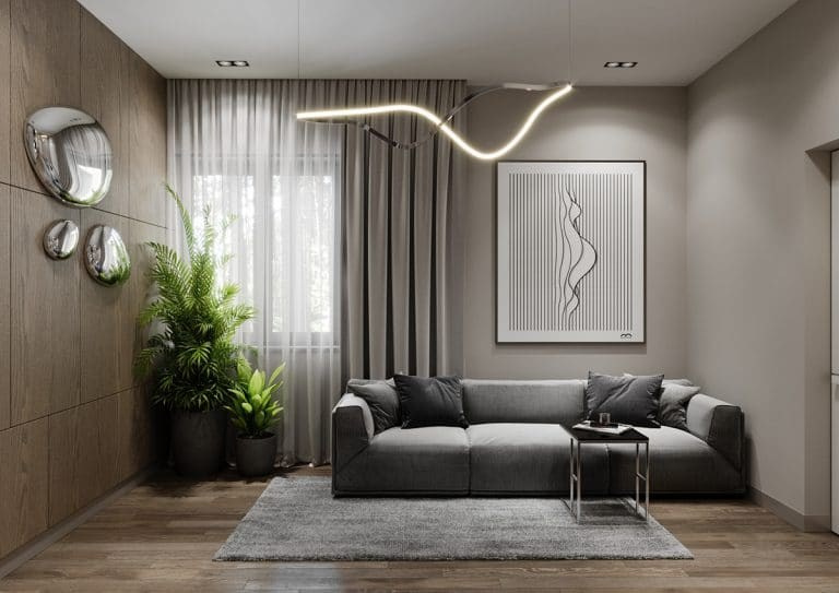 GREY HOUSE. Дизайн интерьера и 3D-визуализация | AB Design Buro