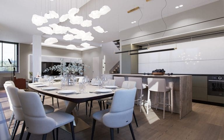 A WEEKEND HOME FOR THE FAMILY. Дизайн интерьера и 3D-визуализация | AB Design Buro