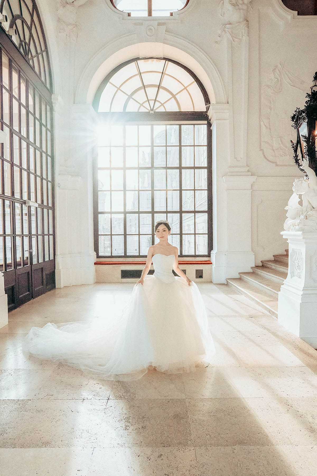 Intimate Belvedere Palace Wedding | Vienna Love Story