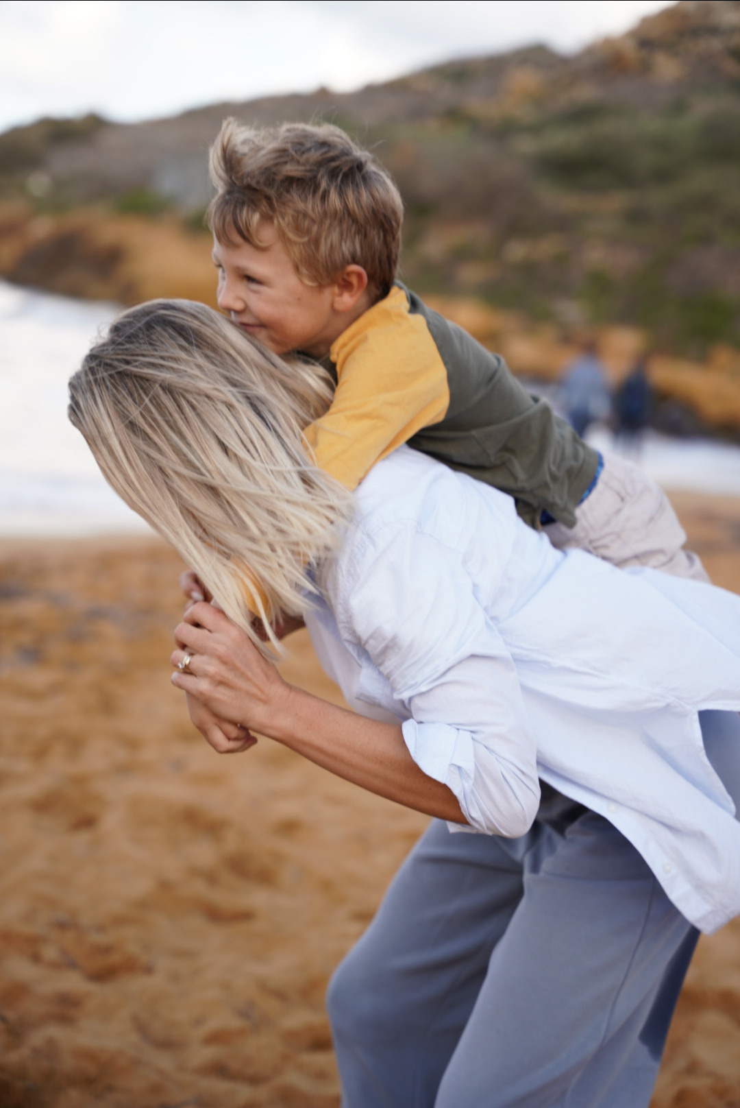 Фотосессия мамы и сына на Мальте. Семейный фотограф Плзень Анита Дергачева