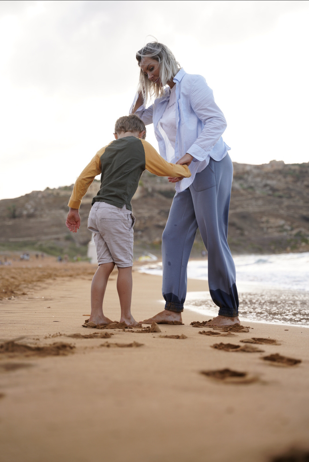 Фотосессия мамы и сына на Мальте. Семейный фотограф Плзень Анита Дергачева