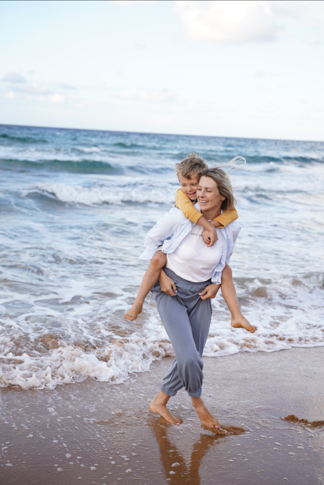 Фотосессия мамы и сына на Мальте. Семейный фотограф Плзень Анита Дергачева