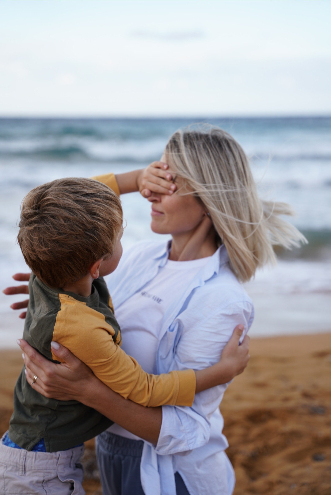 Фотосессия мамы и сына на Мальте. Семейный фотограф Плзень Анита Дергачева