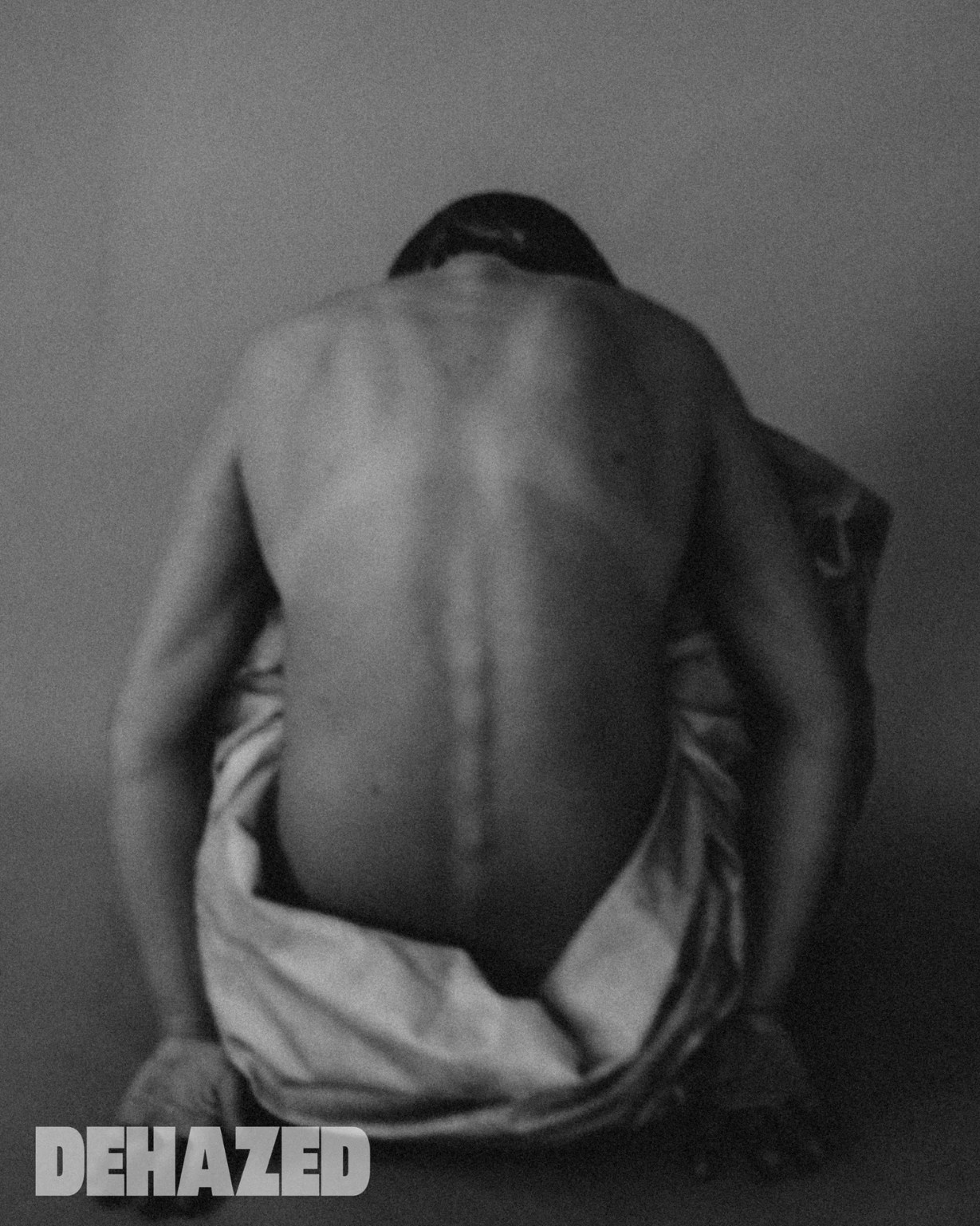 Fine art boudoir photograph back of women in Solihull