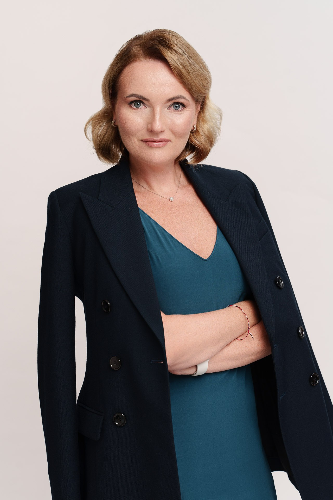 Professional business portrait of an executive woman photographed in Milan