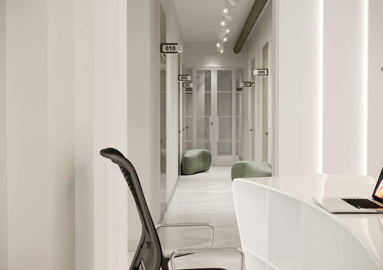 STOMEX DENTAL CLINIC. Дизайн интерьера и 3D-визуализация | AB Design Buro