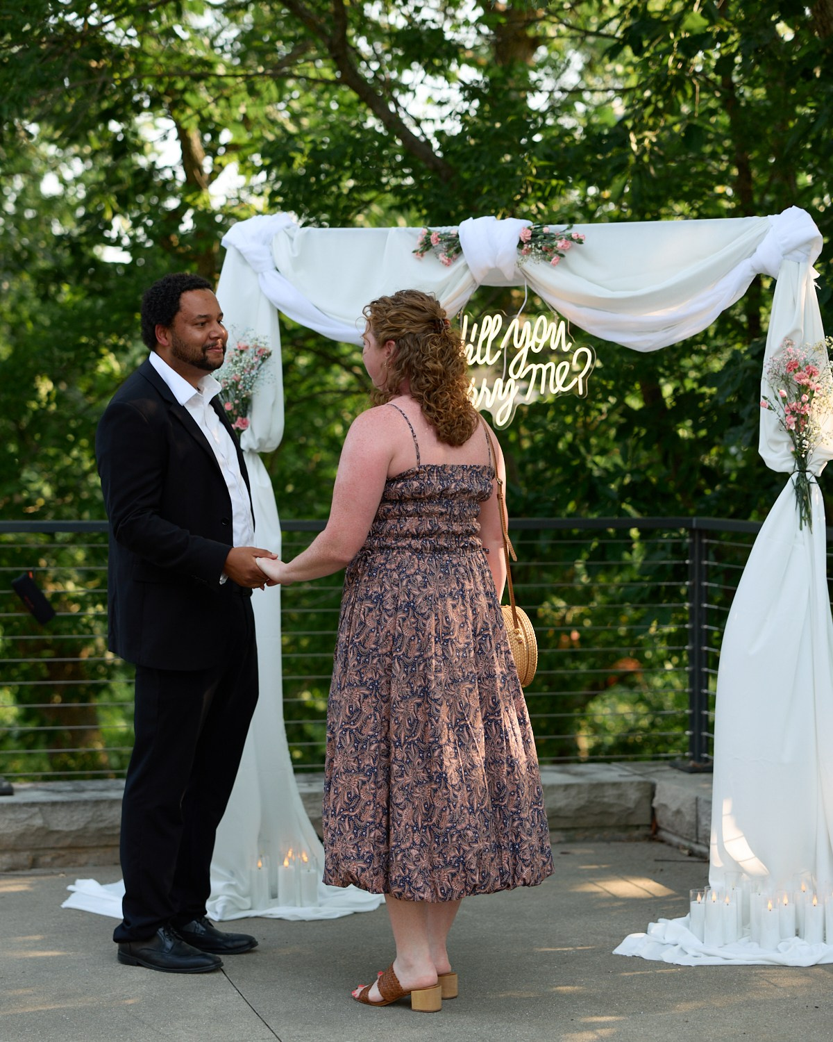 Dublin Ohio Proposal Photographer | Surprise Proposal Photography