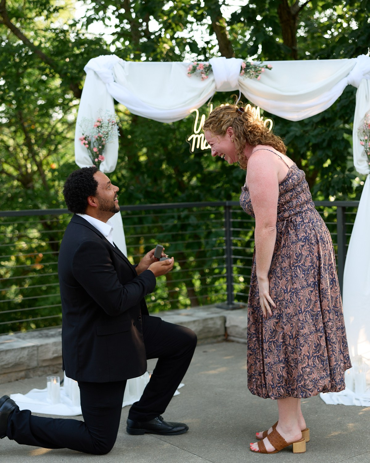 Dublin Ohio Proposal Photographer | Surprise Proposal Photography