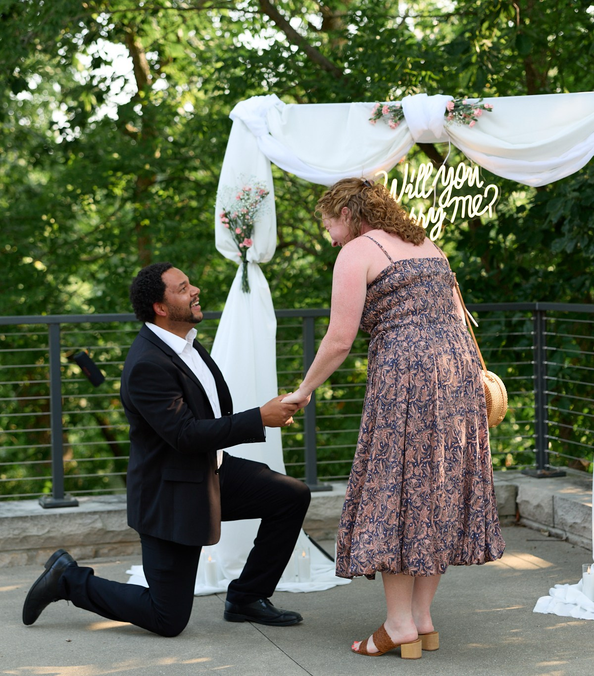 Dublin Ohio Proposal Photographer | Surprise Proposal Photography