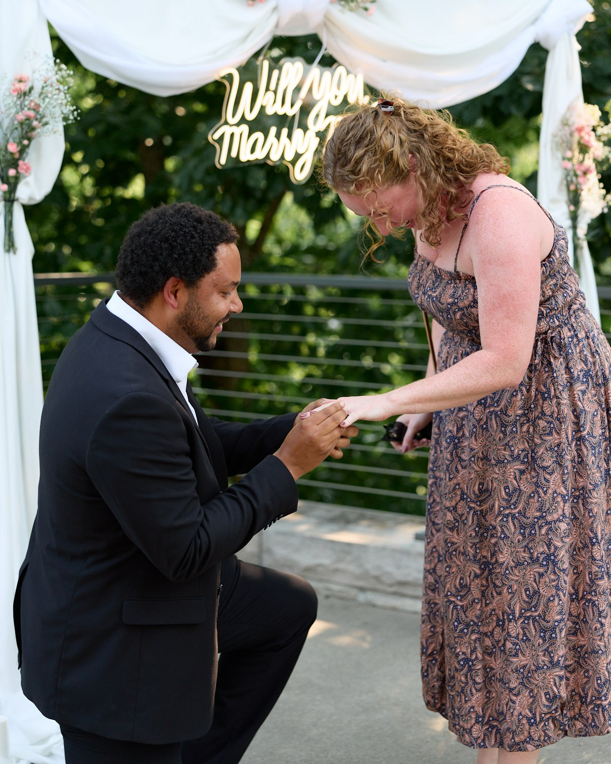 Dublin Ohio Proposal Photographer | Surprise Proposal Photography