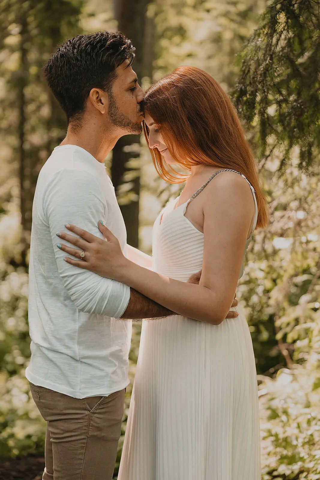 Sesión de Preboda en el Lago di Carezza, Dolomitas | El Velo Blanco. El Velo Blanco I Fotógrafos de Bodas