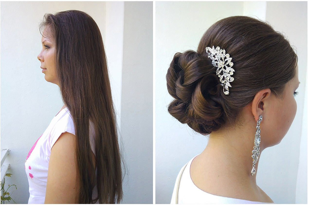 Before/after makeup in Montenegro. Makeup artist and hairdresser in Montenegro Nadia Lia