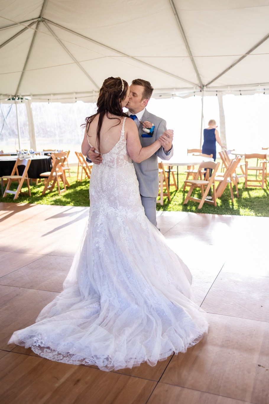 Bryan and Jessica at The Coastal Community Church in Charleston South Carolina. Wedding and portrait photography in Greenville SC