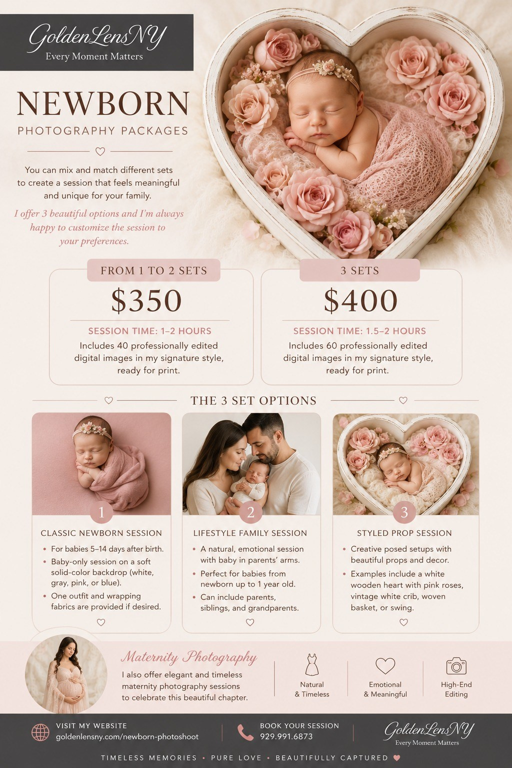 Newborn Photoshoot Packages. Family, lifestyle, and commercial photography in New York and New Jersey