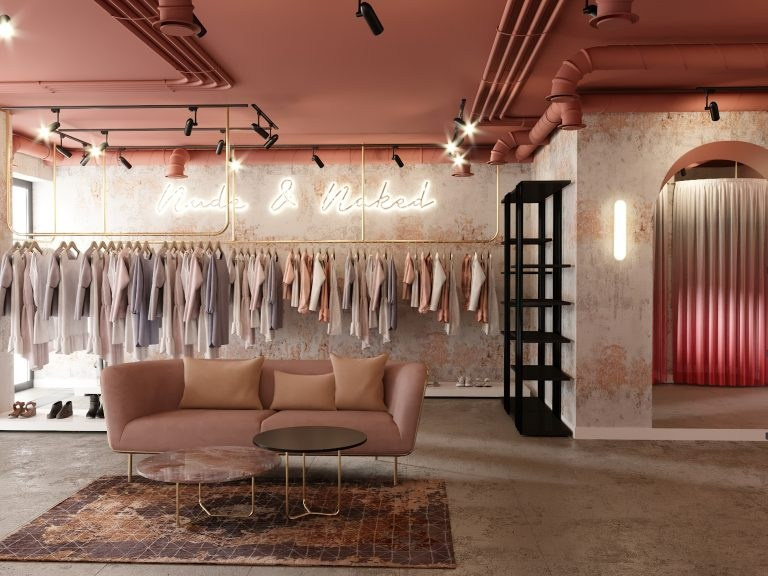 SPOT 2.55 / NUDE&NAKED. Дизайн интерьера и 3D-визуализация | AB Design Buro