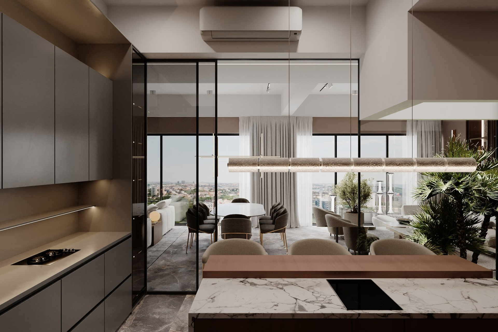 APARTMENT IN DHELI. Дизайн интерьера и 3D-визуализация | AB Design Buro