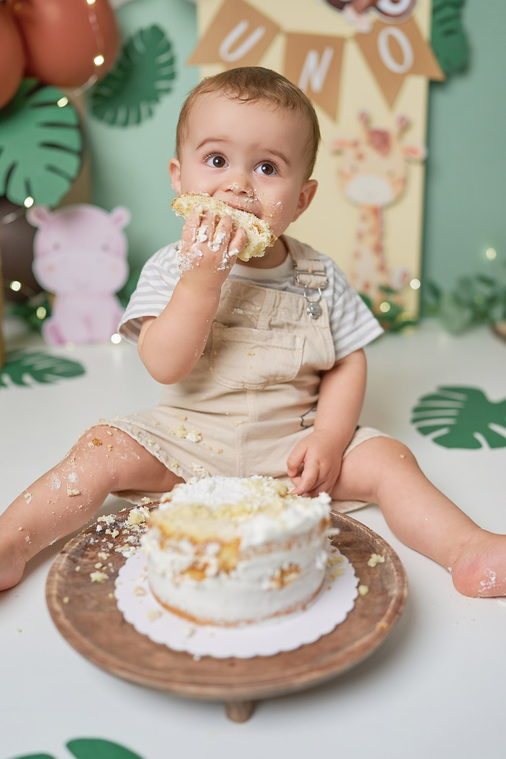 Primer cumpleaños con tarta