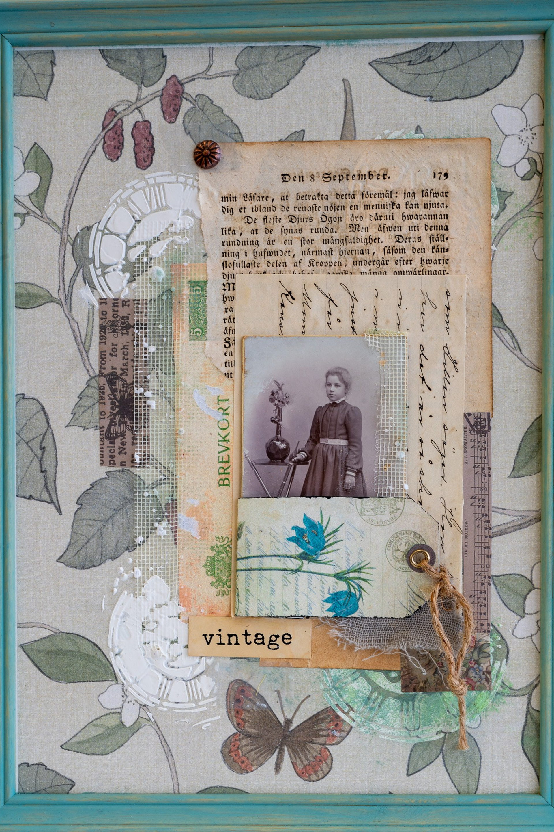 Tidens Eko | Vintagebilder i collage och assemblage