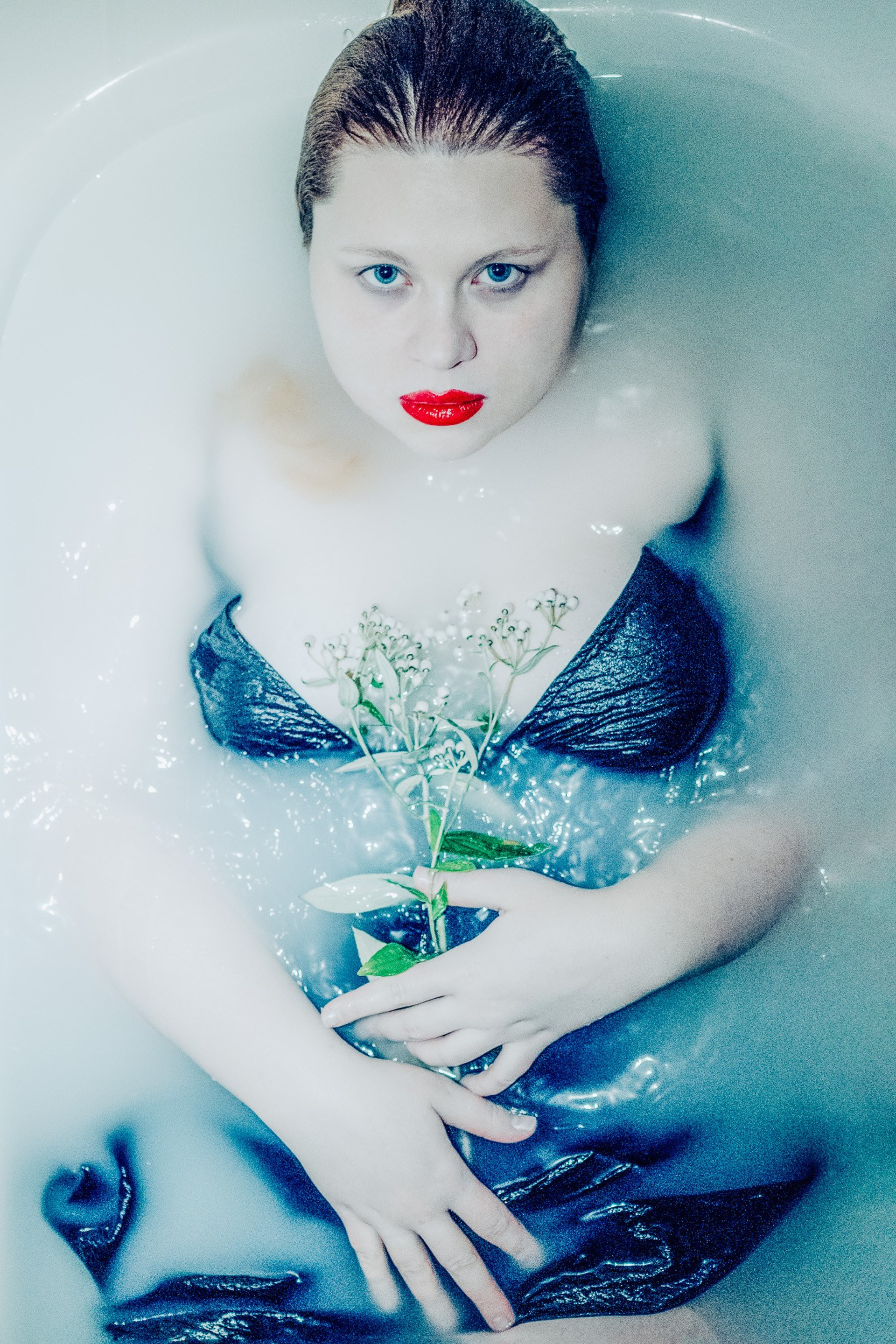 Surreal Serenity explores the female body in water — a poetic meditation on femininity, strength, and stillness