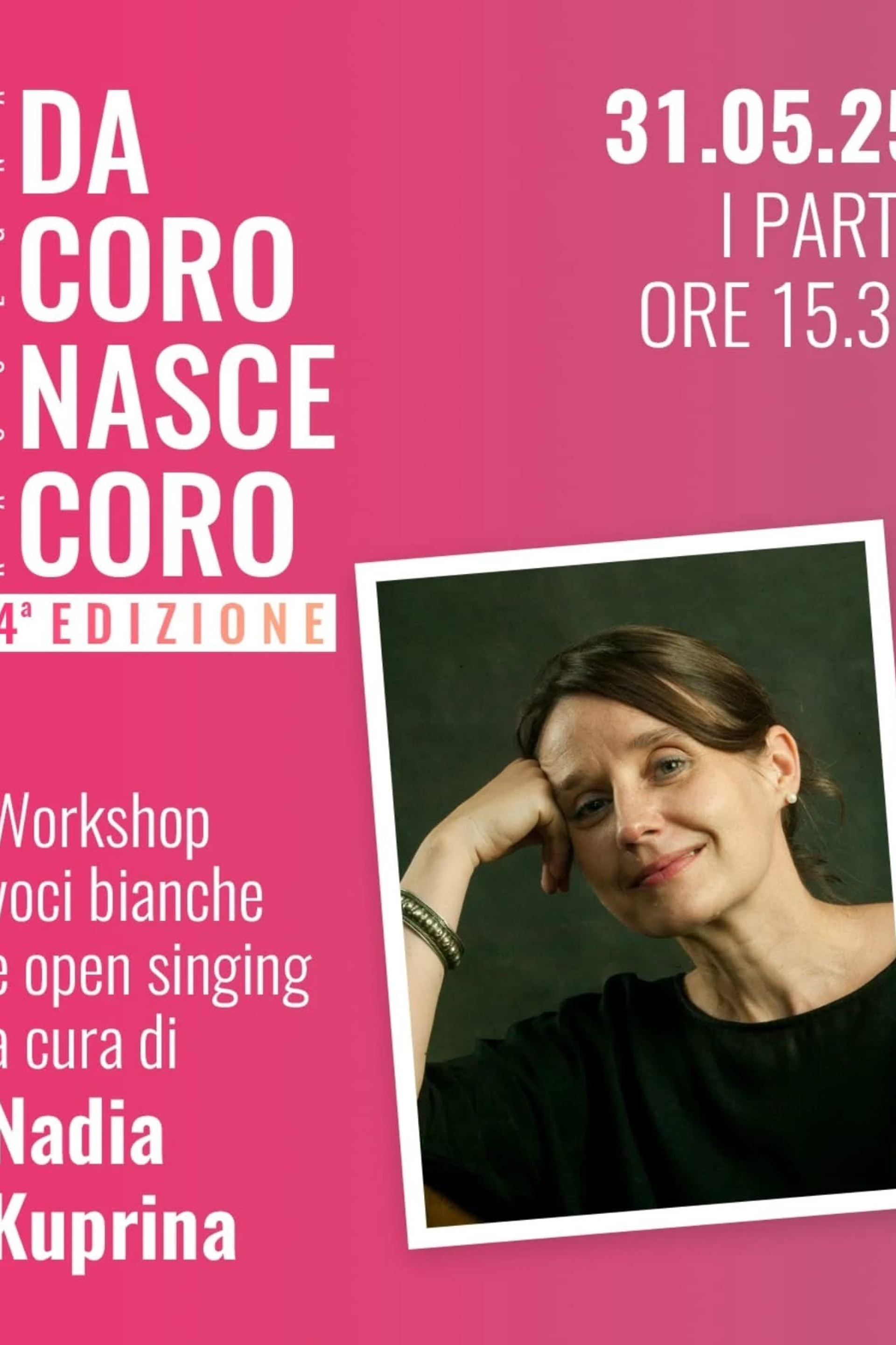 Workshop for children choirs. Nadia Kuprina. Artist