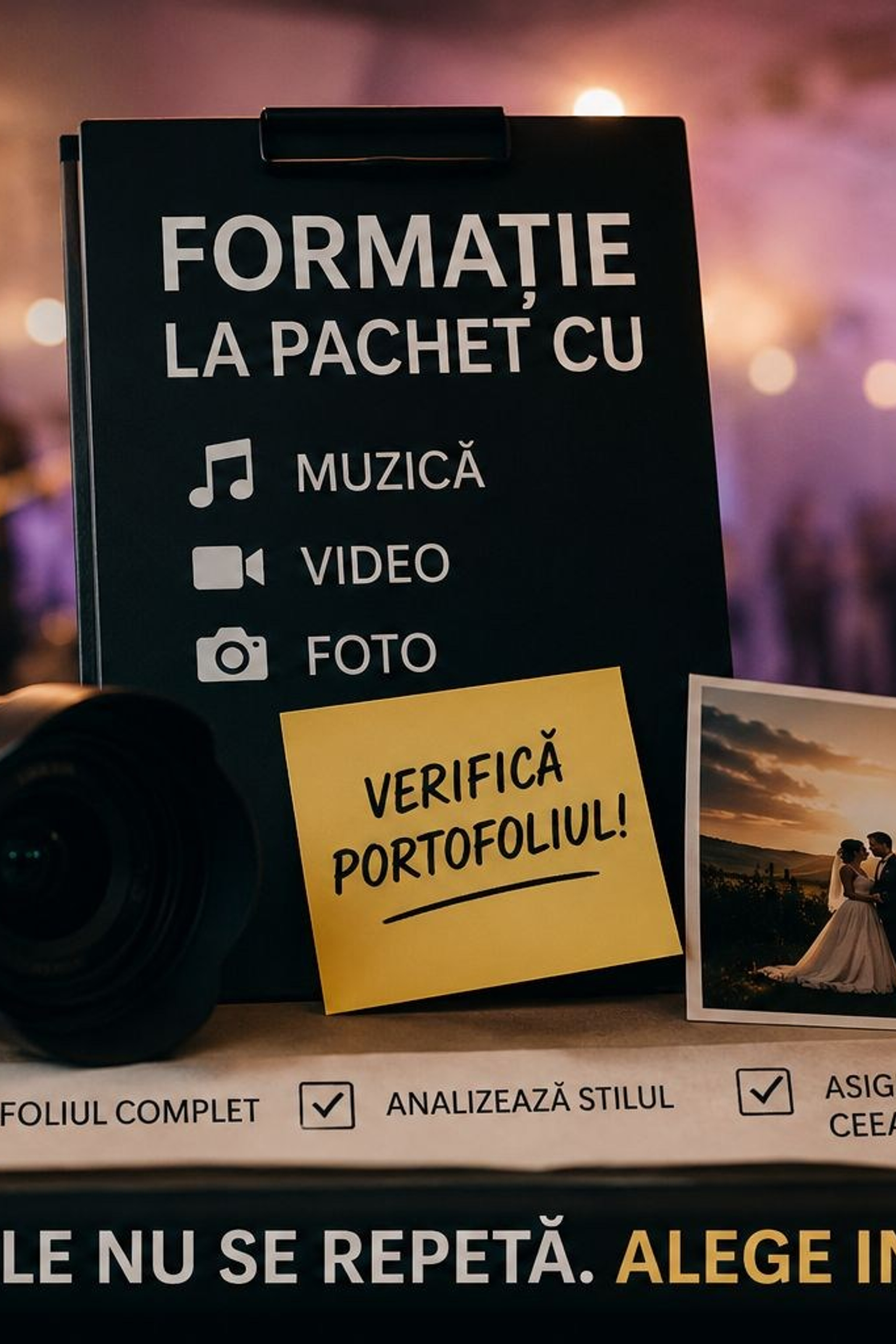 📸 De ce să alegi un fotograf/videograf profesionist și nu „cel mai ieftin” de pe Facebook