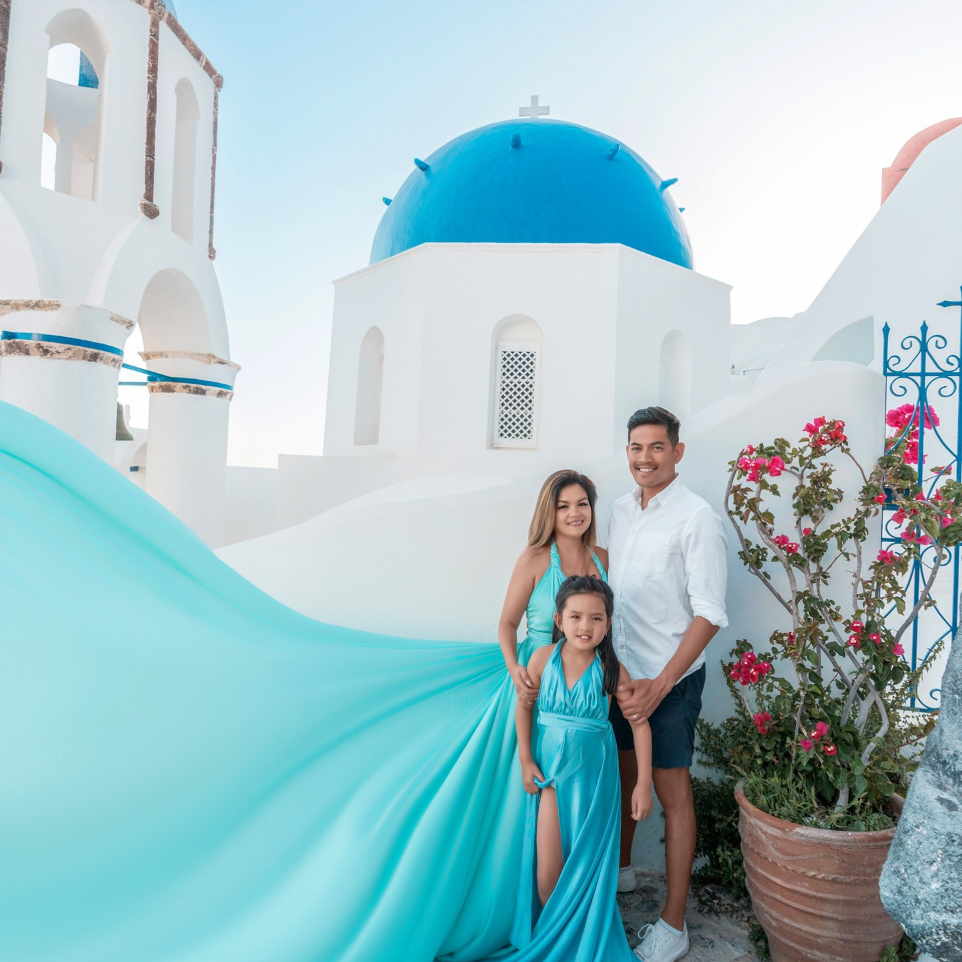 Flying Dress Santorini Photographer | SokoLOVE — Book 2026
