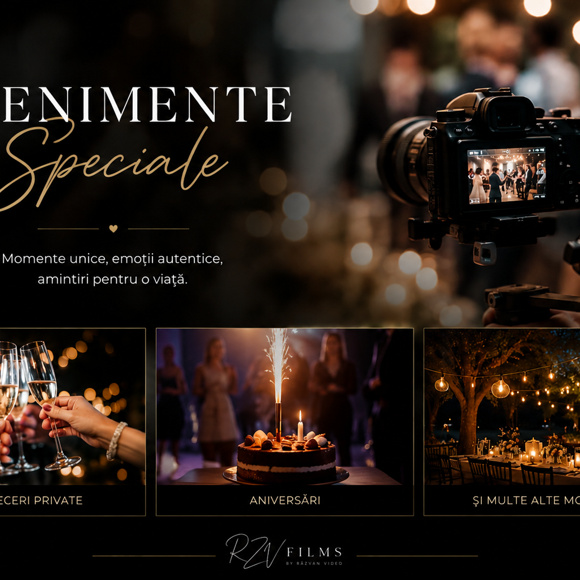 Filme Evenimente Speciale | RZV Films Constanta