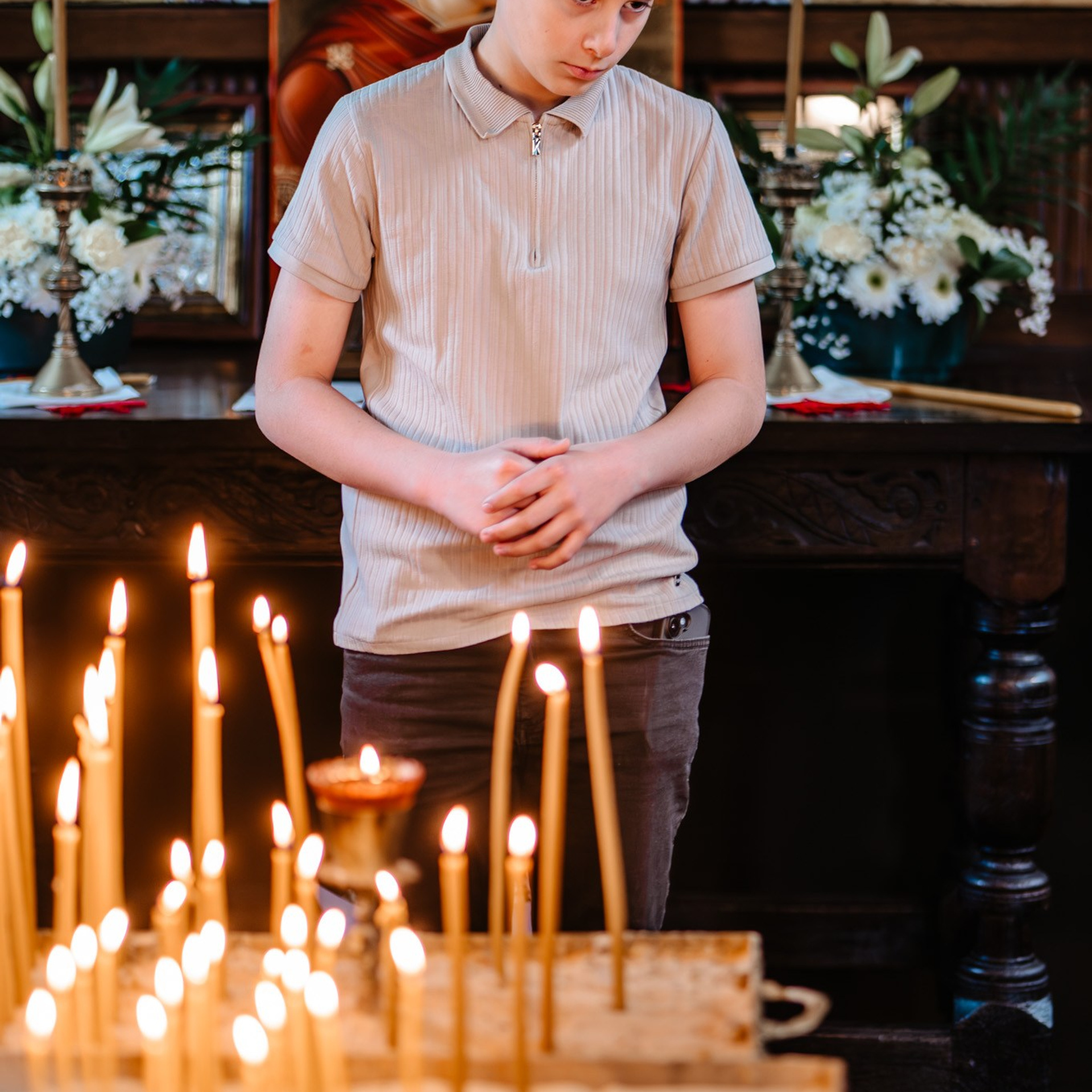 Sambata lui Lazar si Hramul la Biserica Romaneasca din Southampton — Slujba arhiereasca oficiata de PS Parinte Atanasie. TANTAN IONUT FOTO & FILM