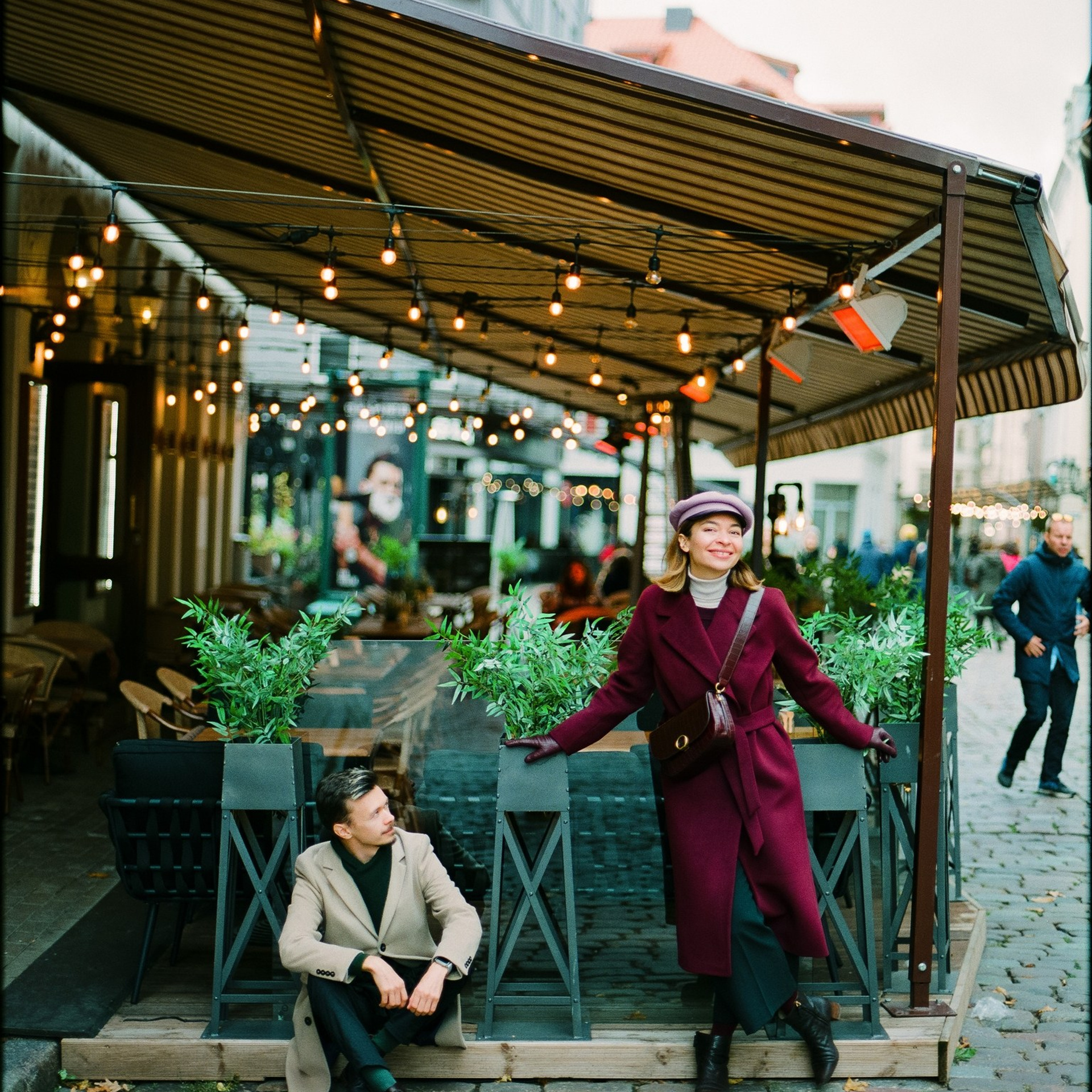 Vecrīgas engagement photos on Portra 400