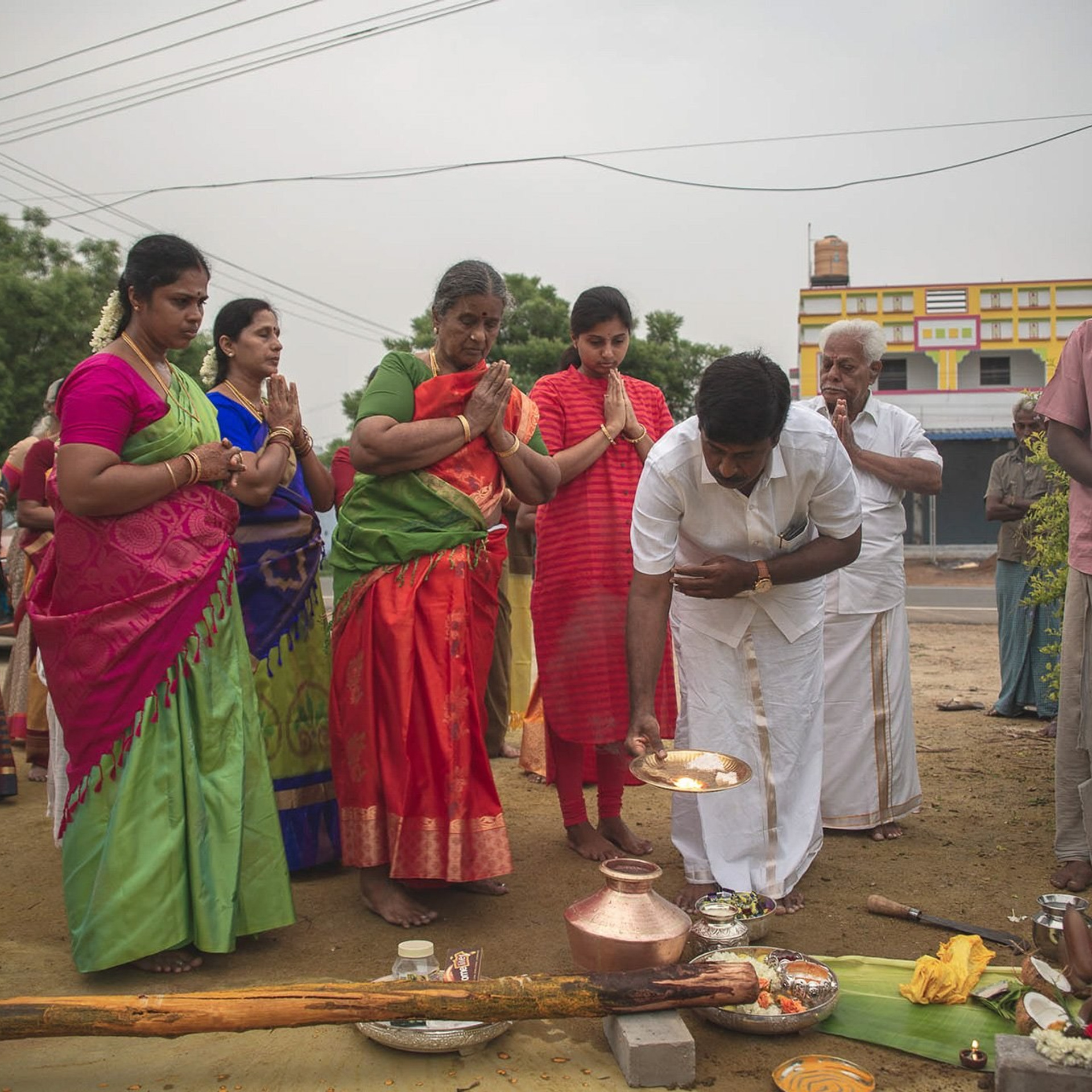 A traditional wedding at Muthu Mahal, Gobichettipalayam
