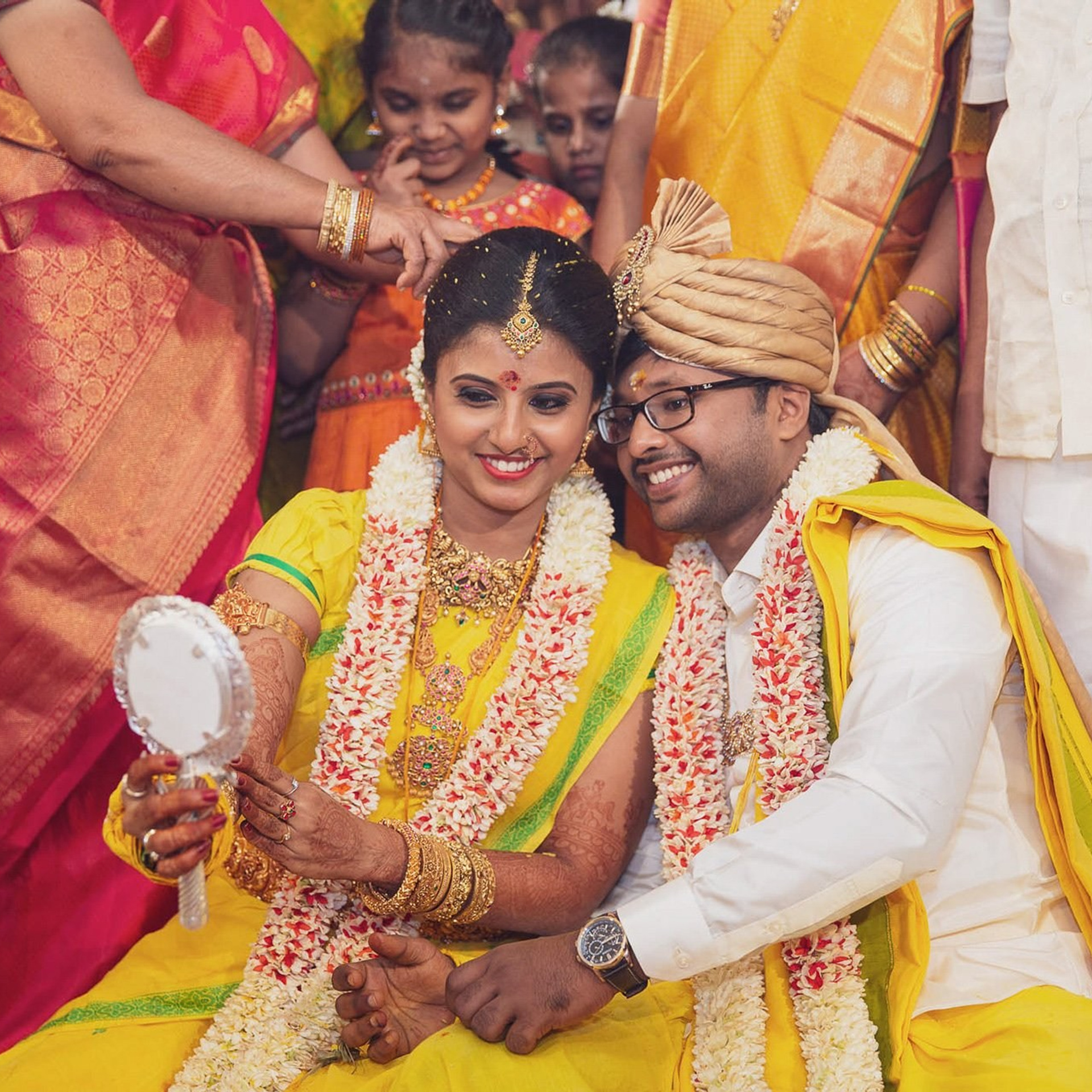A traditional wedding at Muthu Mahal, Gobichettipalayam