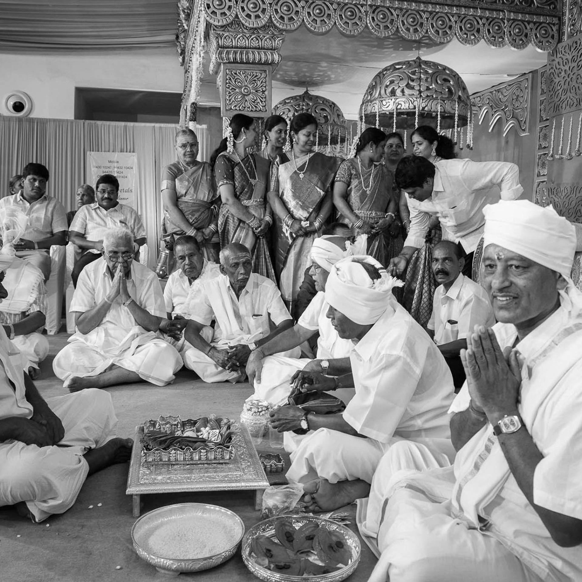 A traditional wedding at Muthu Mahal, Gobichettipalayam