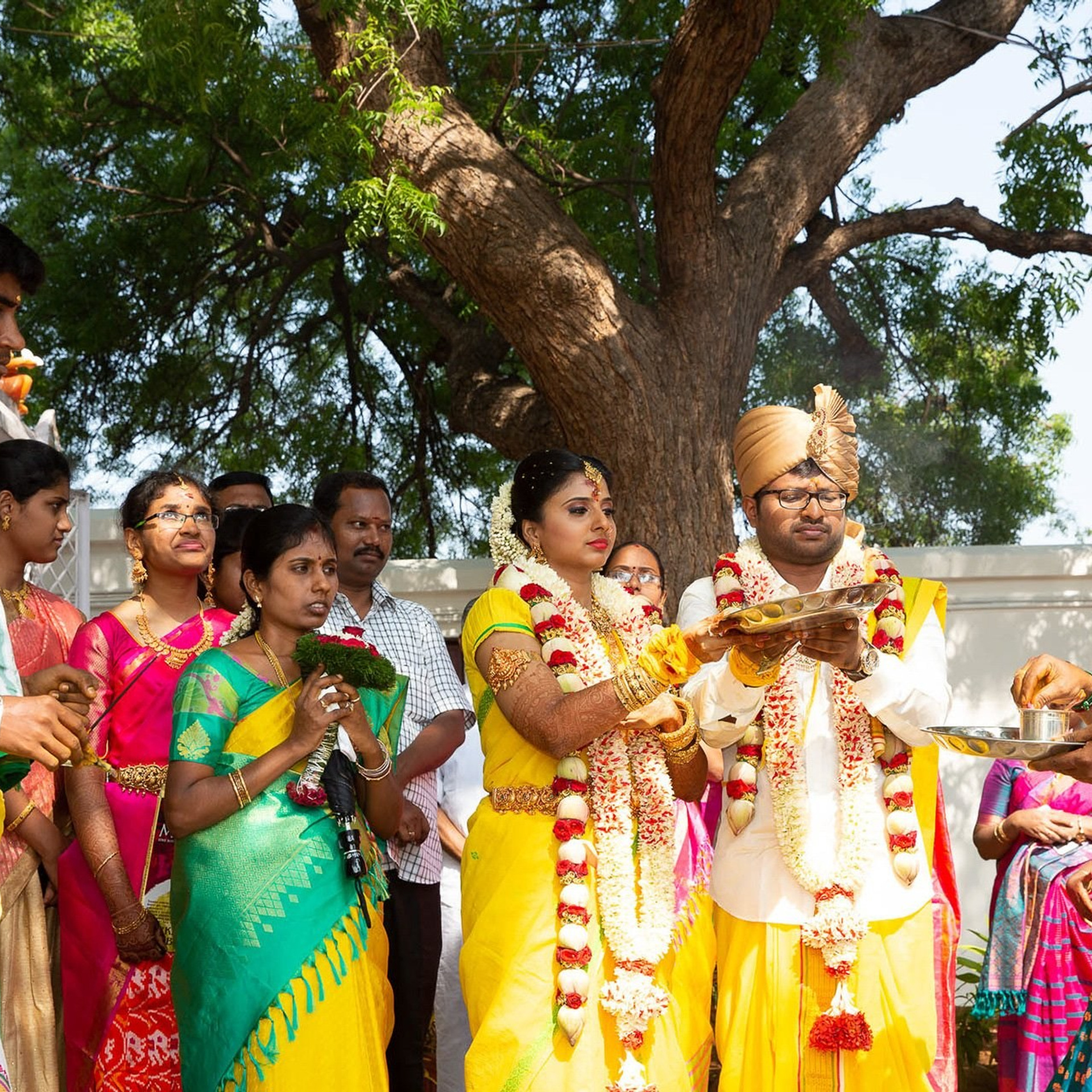 A traditional wedding at Muthu Mahal, Gobichettipalayam