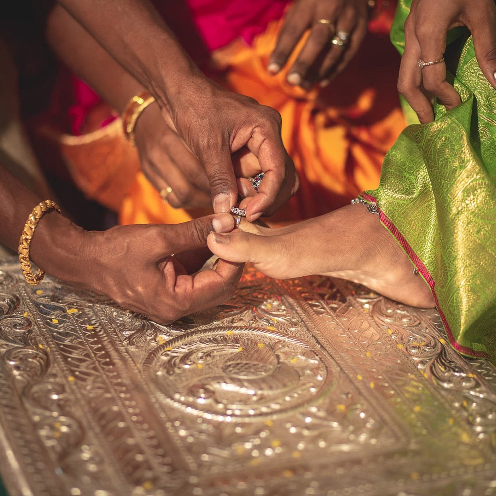 A traditional wedding at Muthu Mahal, Gobichettipalayam