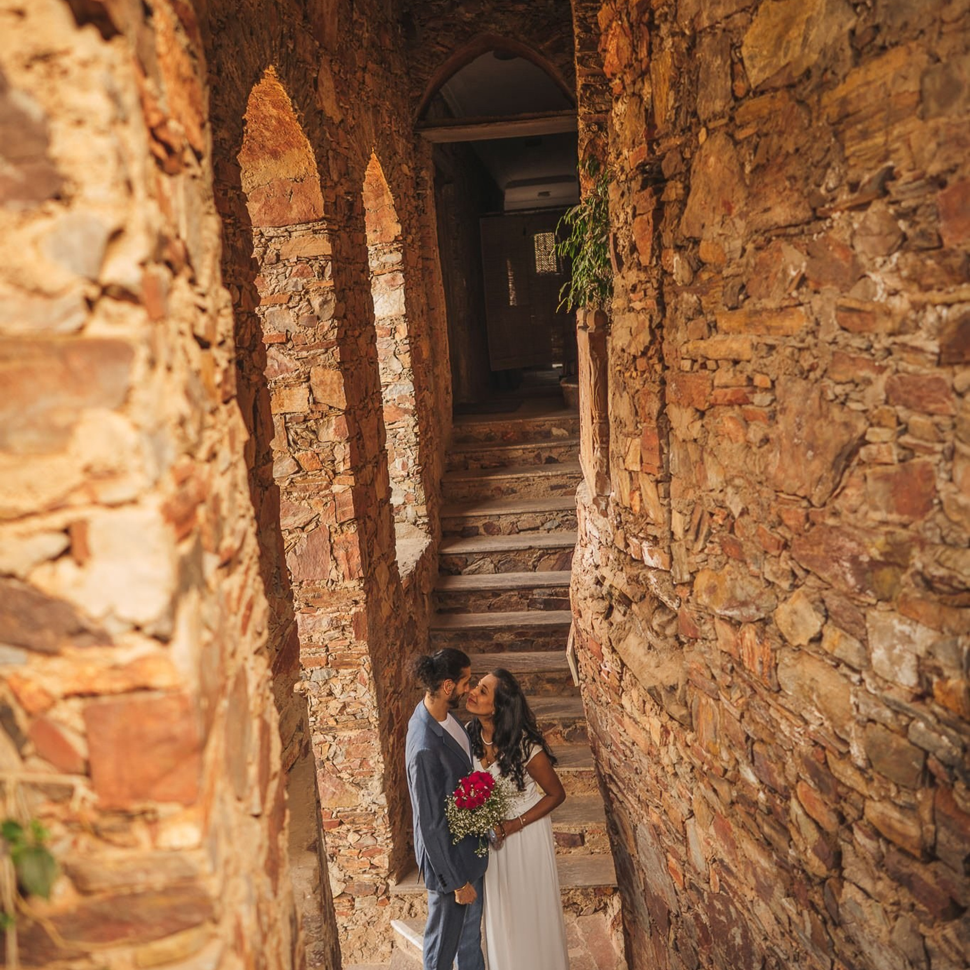 A destination wedding at Neemrana fort palace, Rajasthan, India