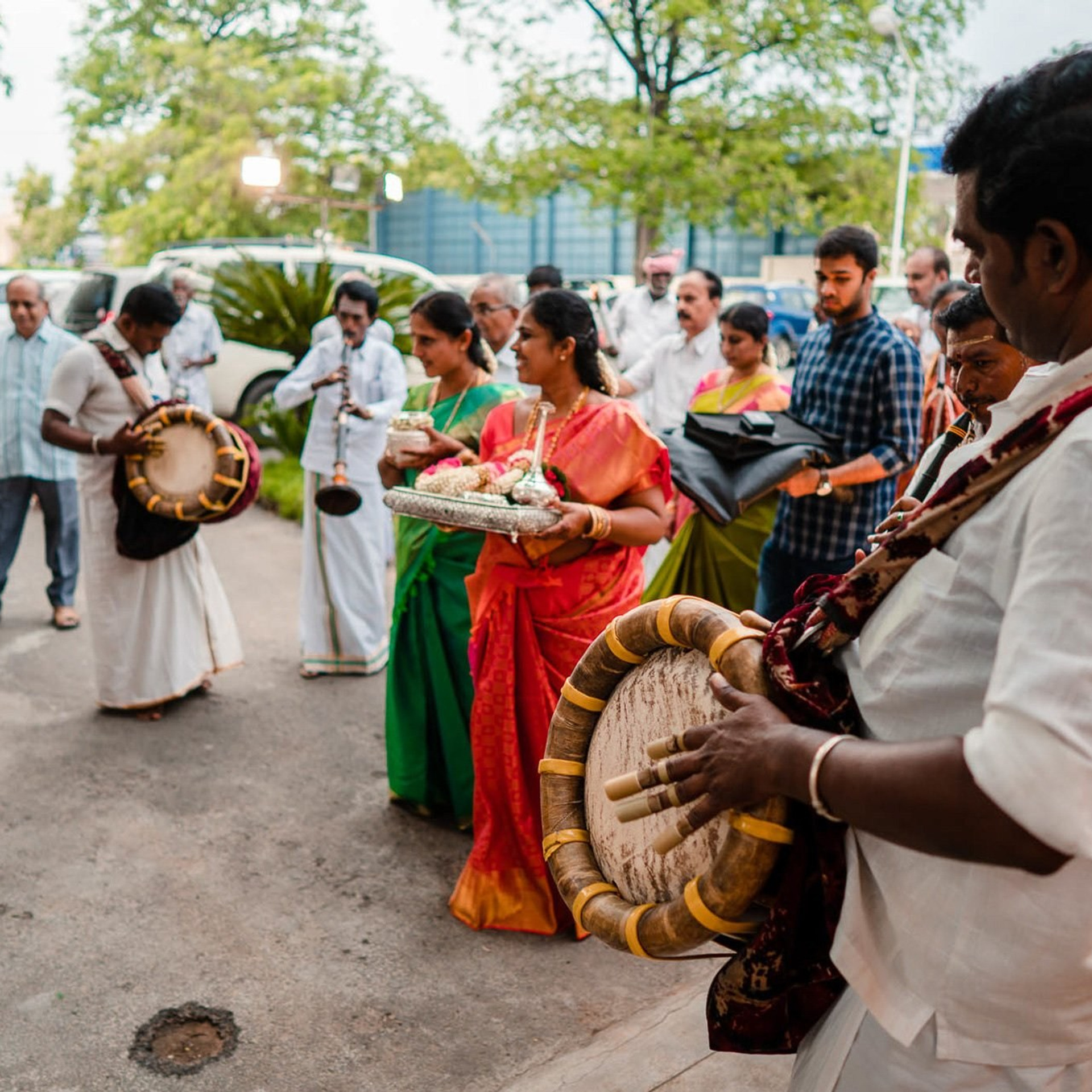 A traditional wedding at Muthu Mahal, Gobichettipalayam