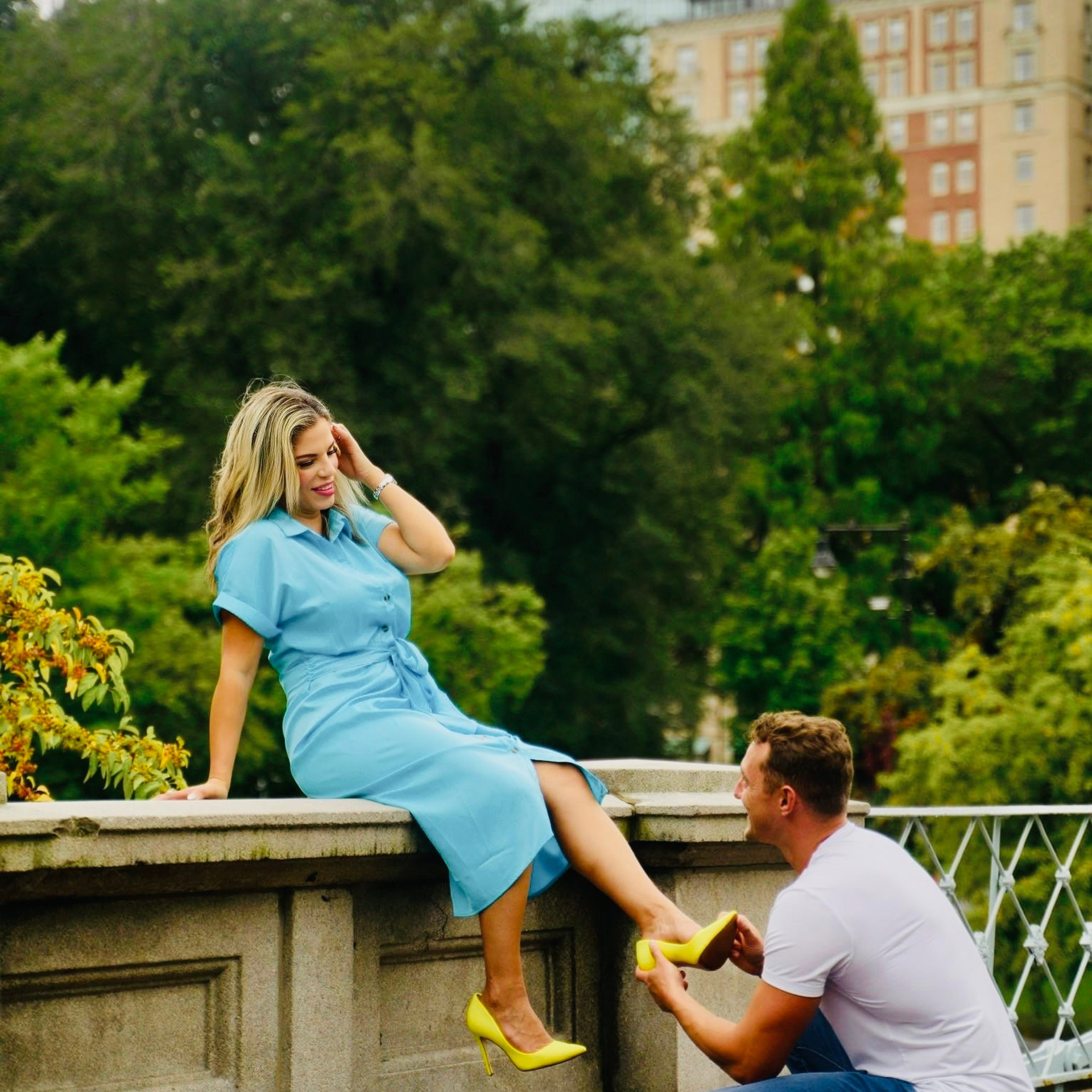 Michelle and Alex at Boston Park