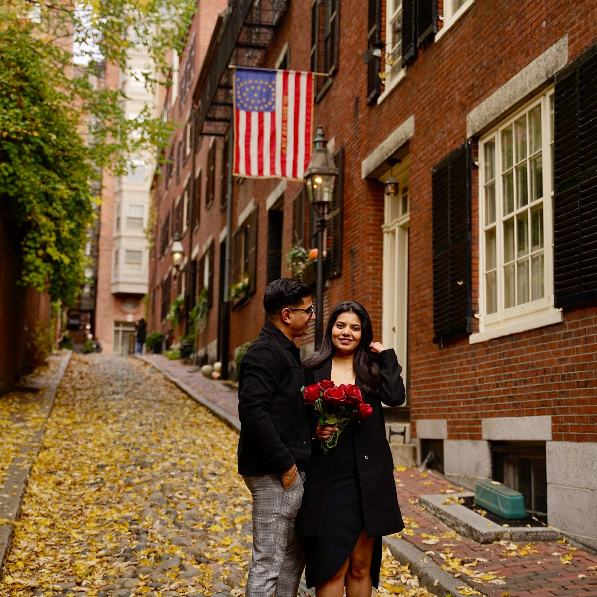 Dhruv and Aksheeta at Acorn street