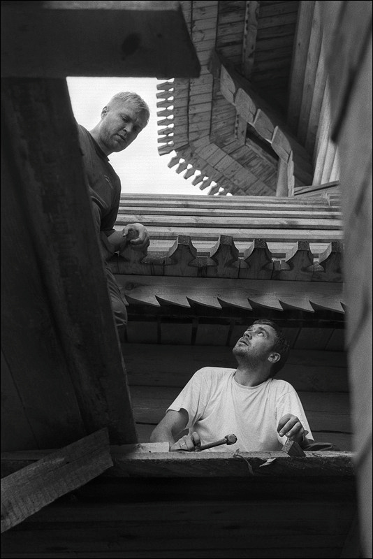 "Employees", village of Pogost, Pudozh district, Karelia, Russia, August 2007