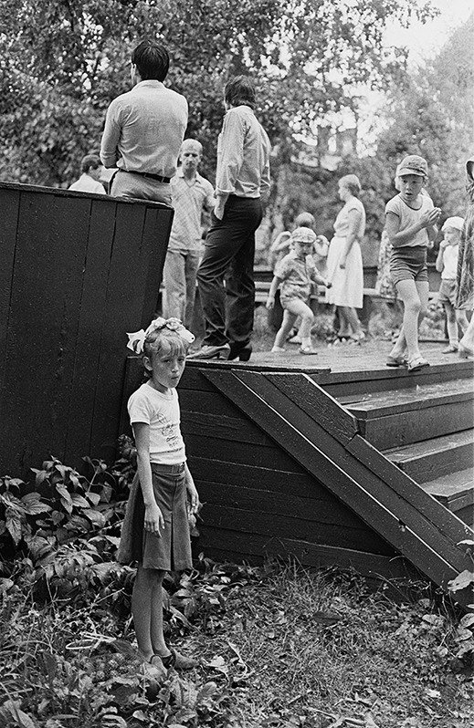By the stage, Vologda, Russian SFSR. July 1984