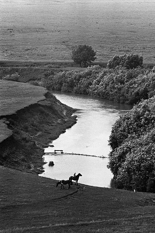 Река детства. Кубня, близ деревни Паново, Зеленодольский район, Татарстан, Россия. 1984