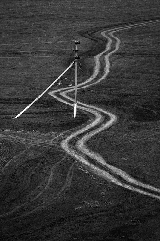 Кривая дорожка в поле, Кайбицкий район, Татарстан, Россия. 2014